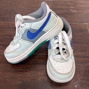 Nike Air Force 1 LV8 1 (Light Silver/Deep Royal/White)
